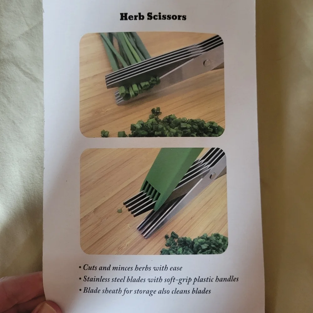 Granite Ware Herb Scissors with Cover New